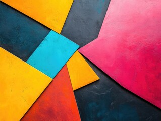 Wall with colorful texture