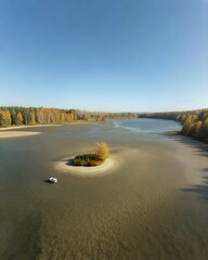 beach in the morning