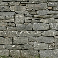 Fototapeta premium Grey stone wall texture background