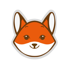 cat vector, Cute Fox Vector Illustration – Cartoon Animal Logo