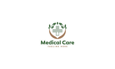 Professional Innovative Unique Modern Medical Care Branding Logos Vector, Adaptive Designs for Medical Healthcare Wellness Services