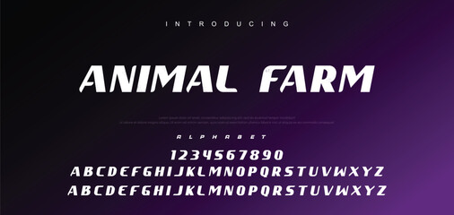 Minimal modern alphabet fonts. Typography minimalist neon urban digital fashion future creative logo font.