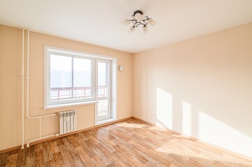 standard room interior apartment. view kind of decor home decoration in hostel house for sale. empty room renovated