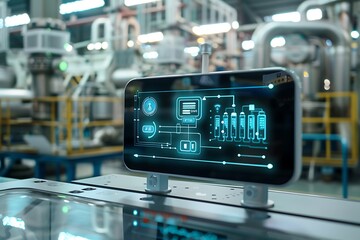 Smart Factory Industrial Automation Digital Control Panel HMI System