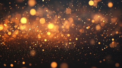 Fototapeta premium Abstract Golden Glitter Sparkles Background Texture