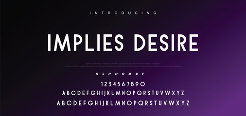 Minimal modern logo alphabet fonts. Typography minimalist urban san serif digital fashion future creative logos fonts. vector illustration