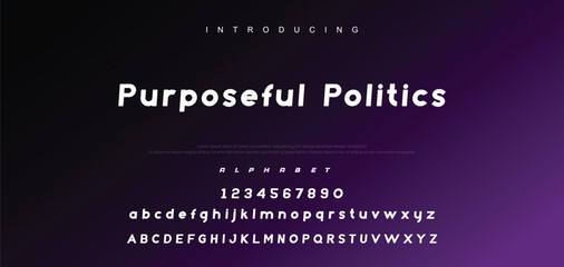 Minimal modern logo alphabet fonts. Typography minimalist urban san serif digital fashion future creative logos fonts. vector illustration