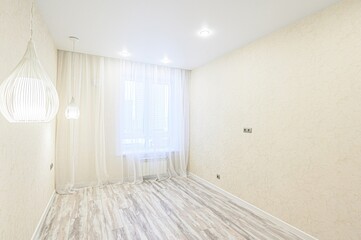 standard room interior apartment. view kind of decor home decoration in hostel house for sale. empty room renovated