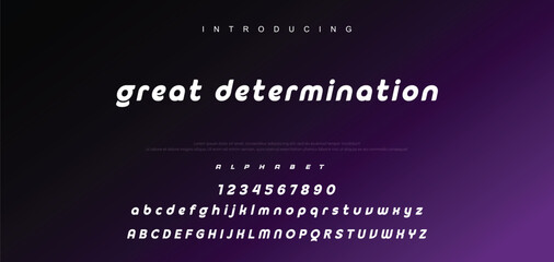 Minimal modern logo alphabet fonts. Typography minimalist urban san serif digital fashion future creative logos fonts. vector illustration