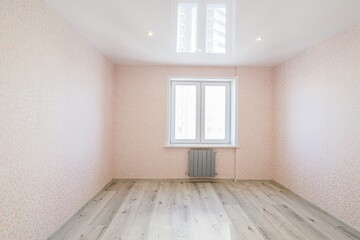 standard room interior apartment. view kind of decor home decoration in hostel house for sale. empty room renovated