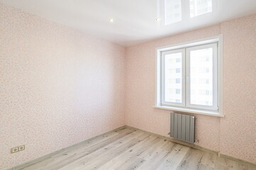 standard room interior apartment. view kind of decor home decoration in hostel house for sale. empty room renovated