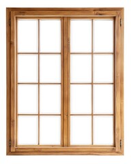 Stunning real vintage house window frame showcased in isolation.