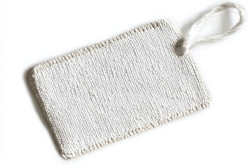 Simple white label tag perfect for customization and branding.