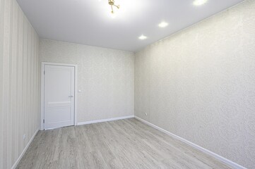 standard room interior apartment. view kind of decor home decoration in hostel house for sale. empty room renovated