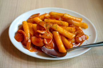 トッポギ　韓国料理