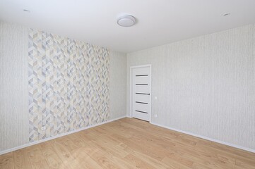 standard room interior apartment. view kind of decor home decoration in hostel house for sale. empty room renovated