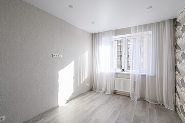 standard room interior apartment. view kind of decor home decoration in hostel house for sale. empty room renovated