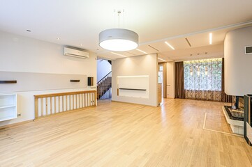 standard room interior apartment. view kind of decor home decoration in hostel house for sale. empty room renovated