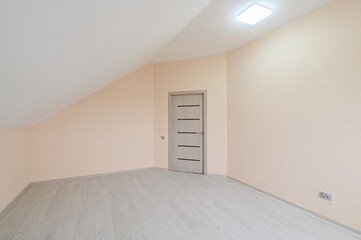 standard room interior apartment. view kind of decor home decoration in hostel house for sale. empty room renovated