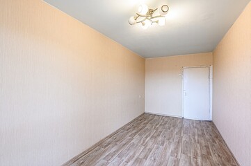 standard room interior apartment. view kind of decor home decoration in hostel house for sale. empty room renovated