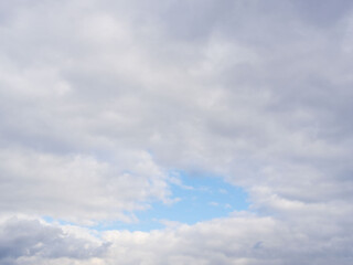 Obraz premium 冬の雲が多い空08