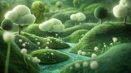 Woolen Realms: A Fantasy in Green