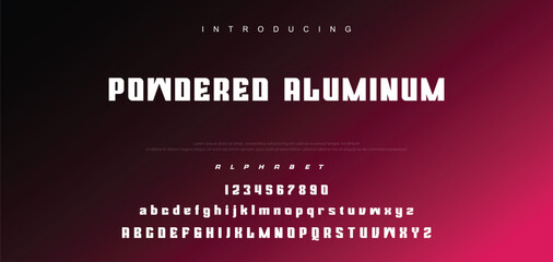 Creative font. Modern abstract digital tech font. Logo creative font, type, technology, movie, digital, music, movie. Fonts and illustration in vector format.