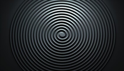 Obraz premium black and white spiral