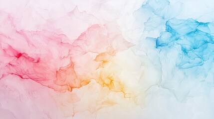 Fototapeta premium Abstract colorful smoke-like design with soft gradients.
