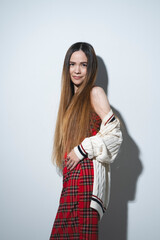 ロングヘアの女性