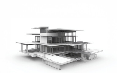 3D BIM Model Integrating Energy Systems for Construction Projects in a Modern Building