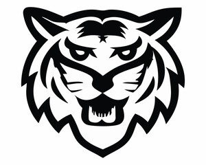 tiger head vector
