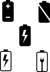 Battery Black Icons