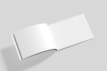 Blank Landscape Brchure Mockup