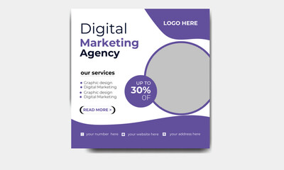 Fototapeta premium social media post design