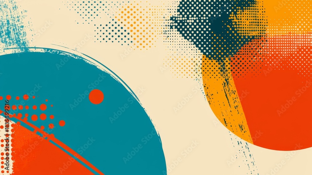 Poster dynamic abstract graphic design background creative space visual art modern environment vivid perspe