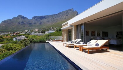 Luxury Villa with Infinity Pool and Stunning Mountain Views in Cape Town