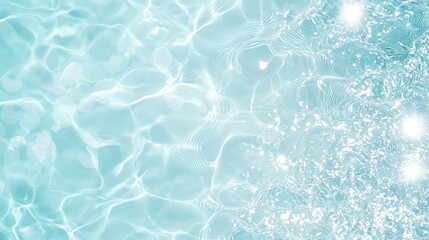 Obraz premium A serene view of clear water with gentle ripples and reflections.