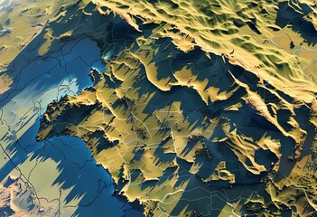 Fototapeta premium South Africa map