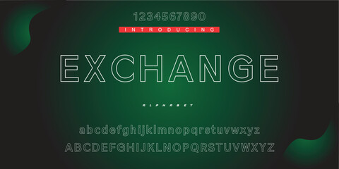 Minimal modern logo alphabet fonts. Typography minimalist urban sana serif digital fashion future creative logos fonts. vector illustration