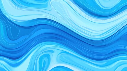 Fototapeta premium Abstract Blue Swirling Wave Pattern Background Design