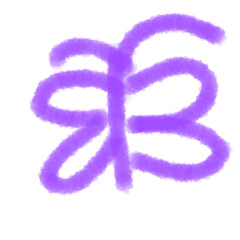 Purple butterfly 