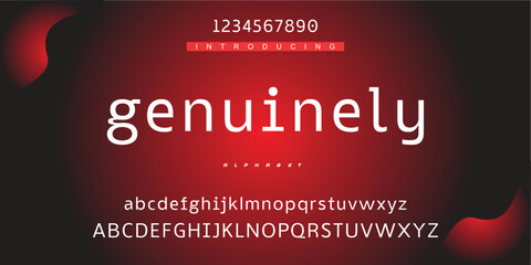 Minimal modern logo alphabet fonts. Typography minimalist urban sana serif digital fashion future creative logos fonts. vector illustration