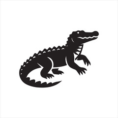 Obraz premium crocodile isolated on white