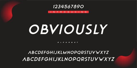 Modern abstract digital tech font. Logo creative font, type, technology, movie, digital, music, movie. Font and illustration in vector format.