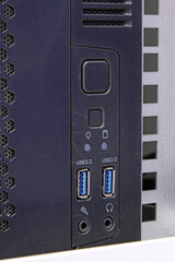 Telecommunication rack for the organization and registration of video surveillance.