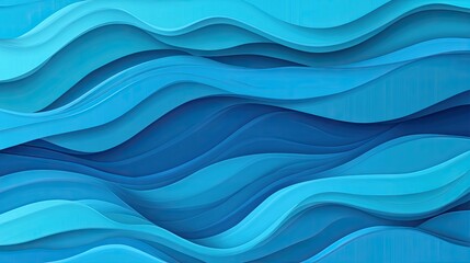 Fototapeta premium Abstract Blue Wave Pattern Design Background