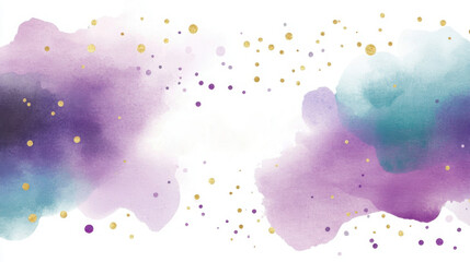 A watercolor dark smoke cloud background adds to its mysterious allure. The overall design is luxurious and contemporary, perfect for celebrating her special day. 