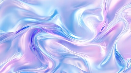 Fototapeta premium Abstract Pastel Swirls of Light Blue and Purple Hues