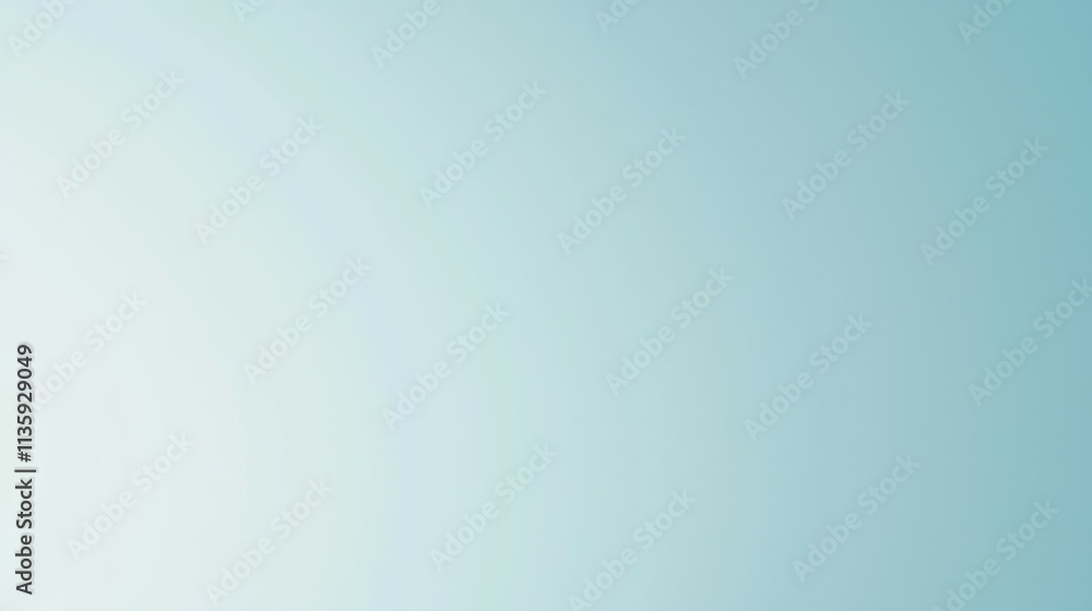 Poster a soft gradient background transitioning from light to a deeper blue.